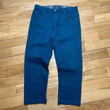 sugar crisp blue cropped jeans