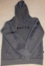 Nicce Men's Dark Grey Hoodie