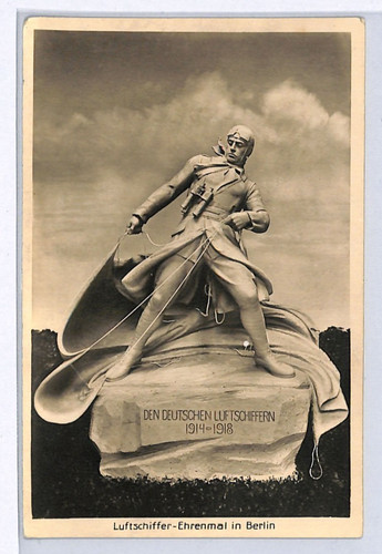 Germany ww1 zeppelin card - germany,
