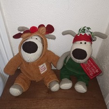 Boofle Plush Teddy Christmas Rudolph Elf Set 2012 2013 Xpressions