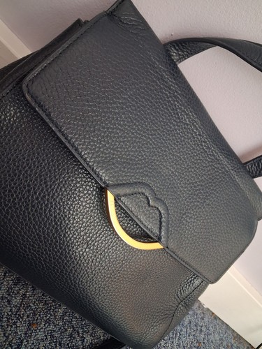 Lulu guinness navy - guinness, leather