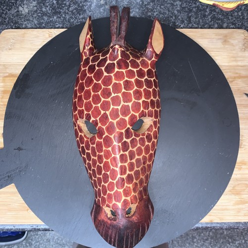 Vintage african giraffe face - giraffe,