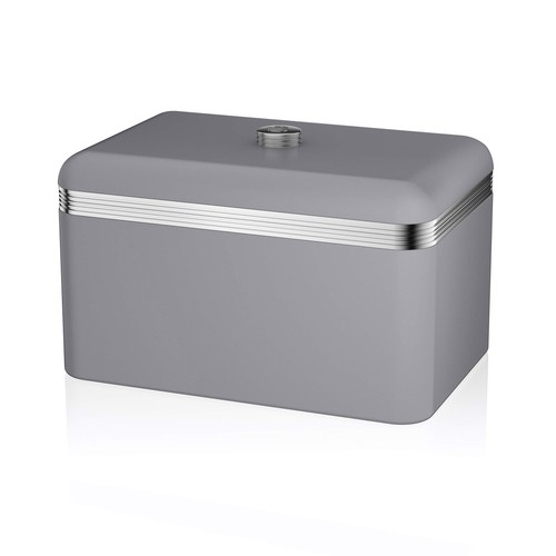 Retro bread bin metal - retro,