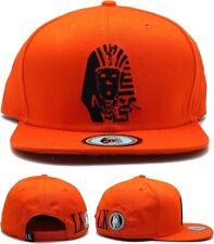 Last Kings New Death Face Pharaoh King Tut Orange Black Era Snapback Hat Cap