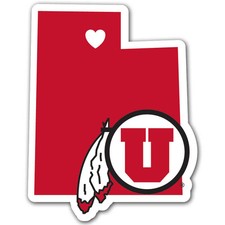 utah utes state shape logo