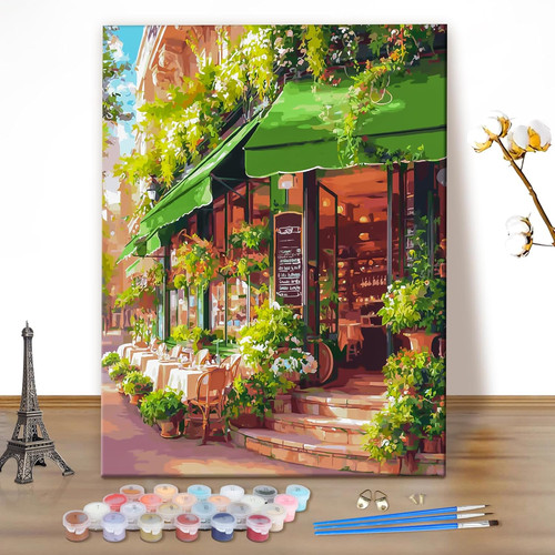 Paint numbers kits for - by,