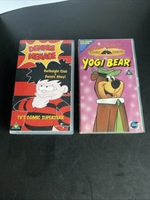 Dennis The Menace (VHS 1996) Yogi Bear (VHS 1990) Good Condition Kids Retro
