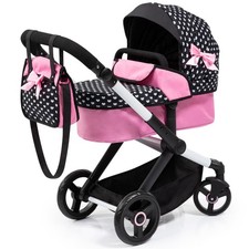 Bayer Xeo Doll Pram Black With
