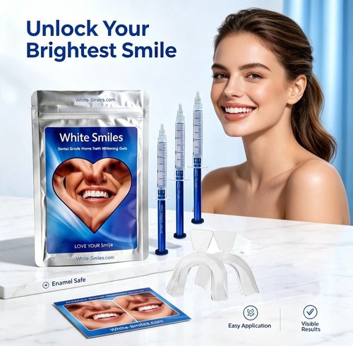 Teeth whitening kit - whitening, gel