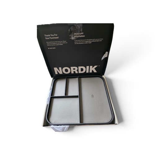 Nordik leather valet tray - valet,