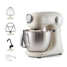  GEEPAS Stand Mixer 5L Mixing Bowl Beater Dough Hook 12 Speed 1000W Cake Mixer 
