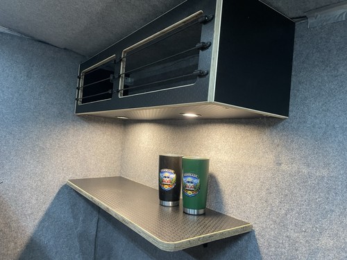 Campervan over head storage - head,