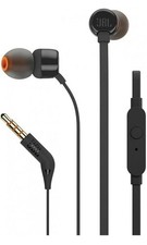 JBL T160 in-Ear Headphones Pure Bass with Mic Black