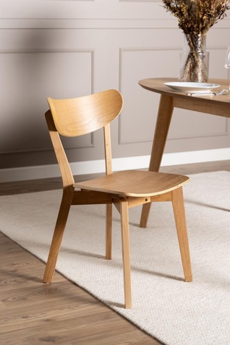 Roxby oak curved wood dining - roxby,