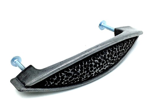 Dimpled handles 96mm pewter - handles,