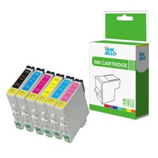 6 Ink Cartridge For Epson Stylus Photo R200 R220 R300 R300M R320 R330 R340 R350
