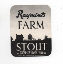 England - Beer Label - Greene