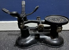 Vintage Black Metal Weighing Scales Boots Nottingham