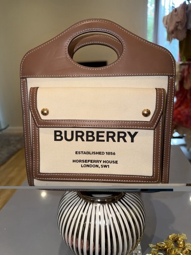 Burberry pocket tote mini - pocket,