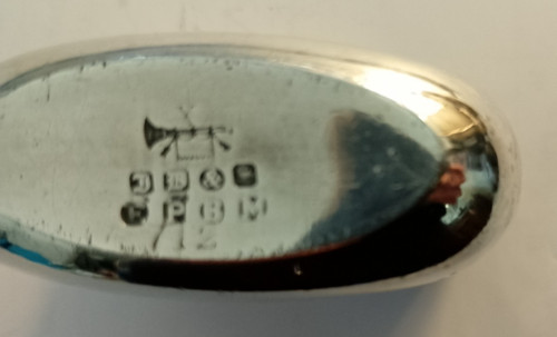 Vintage silver plated hip - silver,