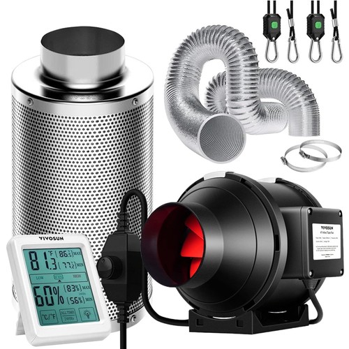 Vivosun 10cm 190cfm - 10cm,