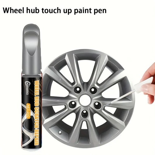 Silver rim touch paint pen - silver,