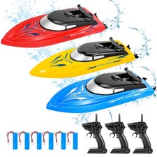 3PACK RC Boats 10KM/H High