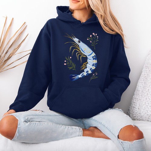 Blue shrimp womens - blue,