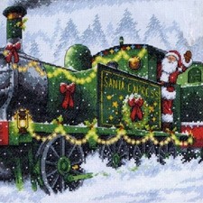SANTA EXPRESS COUNTED CROSS