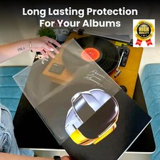 12 inch Record Sleeves Outer LP Plastic Vinyl Covers 12" Gatefold Albums Singles