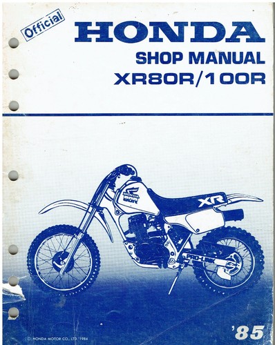 Honda xr80r xr100r - xr80r, &
