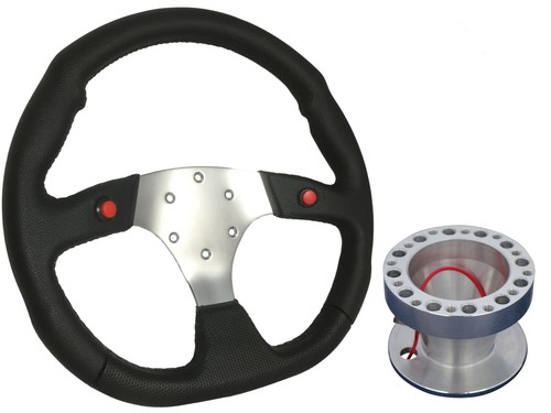 Chrome steering wheel - chrome,