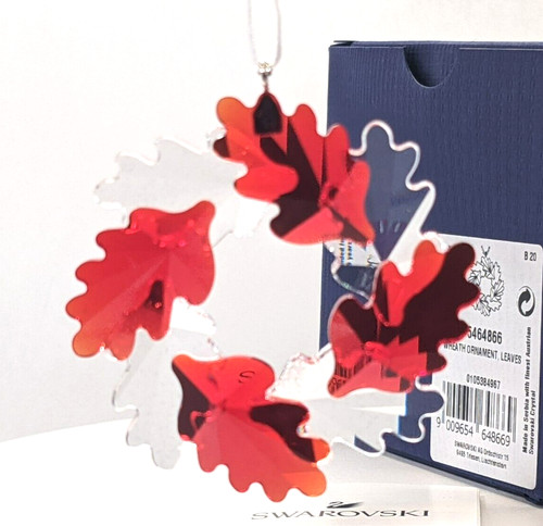 Swarovski wreath leaves - wreath,