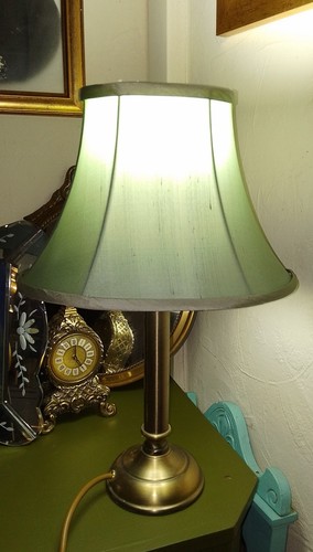 Bhs brushed gold metal lamp - brushed,