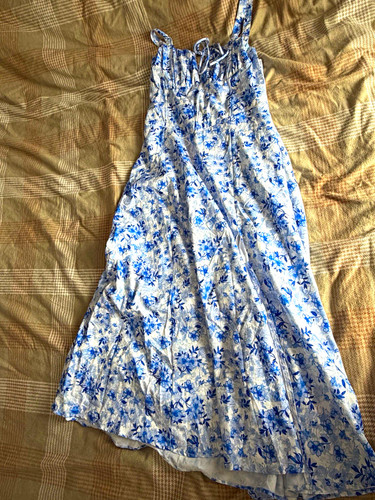 Jamila white blue floral - jamila,