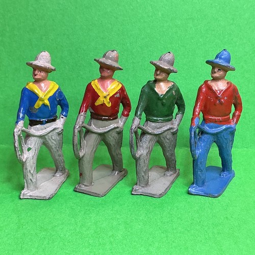 Crescent cowboy with - crescent, lasso