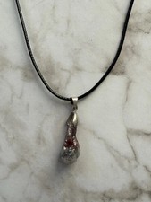 Raw Rainbow Fluorite Pendant