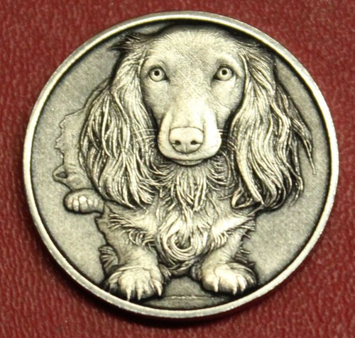 Hobo nickel dachshund long - nickel,