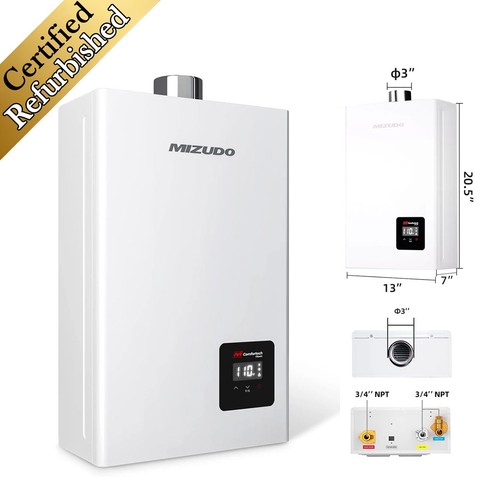 Mizudo tankless water heater - water,