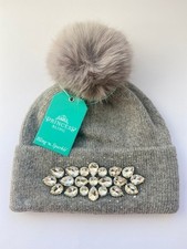Rhinestone Bling Beanie Faux