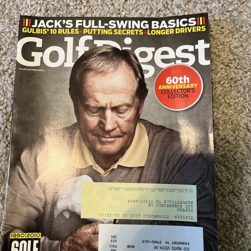 Jack nicklaus march 2010 60th - march,