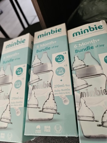 Minbie baby bottle set - minbie,