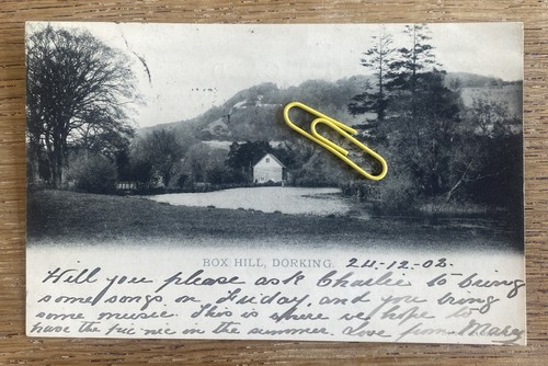 Box hill dorking surrey posted - dorking,