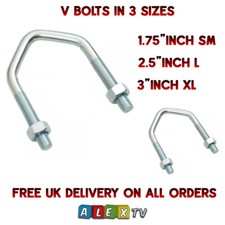 U BOLTS 1.75" SMALL- 2.5"