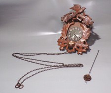 Old Wooden Wall Clock without