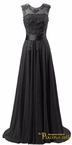 Chiffon bridesmaid dress long - dress,
