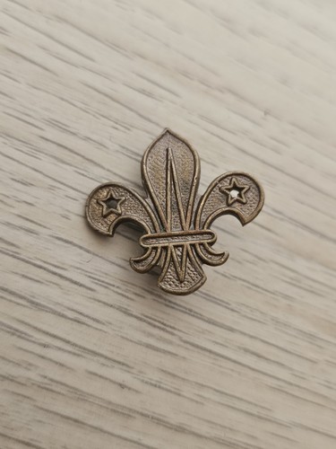 Vintage scout cap beret - scout, badge
