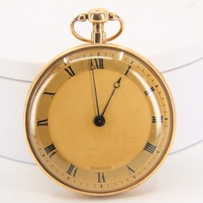 Antique 18ct gold lepine - gold,