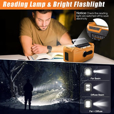 27000mAh Solar Emergency Radio