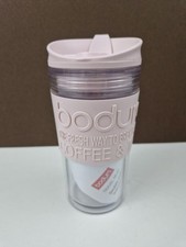BODUM PINK travel mug double wall **NEW**